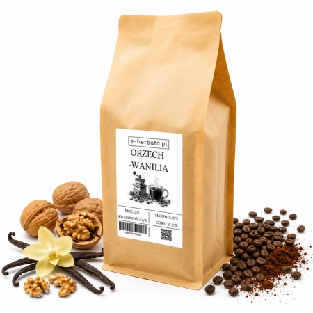 Kawa o smaku orzecha i wanilii 1 kg